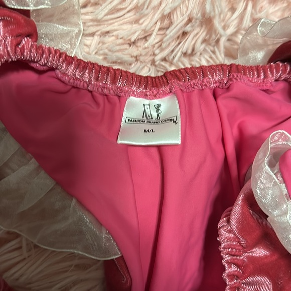 Fashion Brand Company Pink Velvet Bikini - Picture 3 of 3